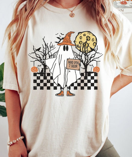 *Hitchhiking Ghost Checkered Street T-Shirt or Crew Sweatshirt