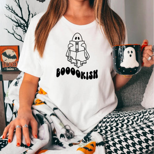 Bookish Ghost Reading Tee