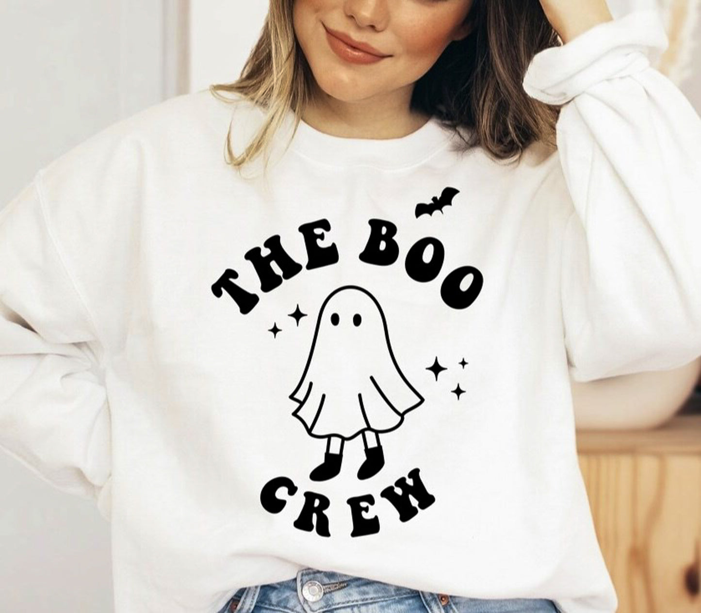 The Boo Crew With Ghost Crew Sweatshirt