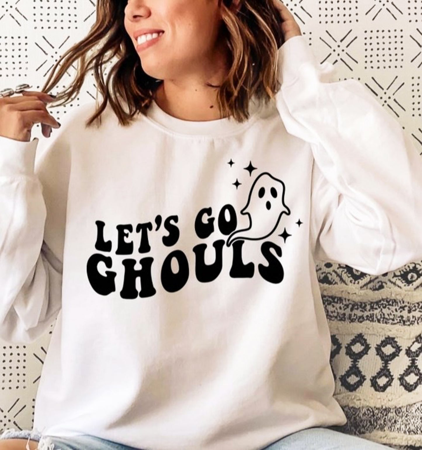 Let's Go Ghouls Crew Sweatshirt