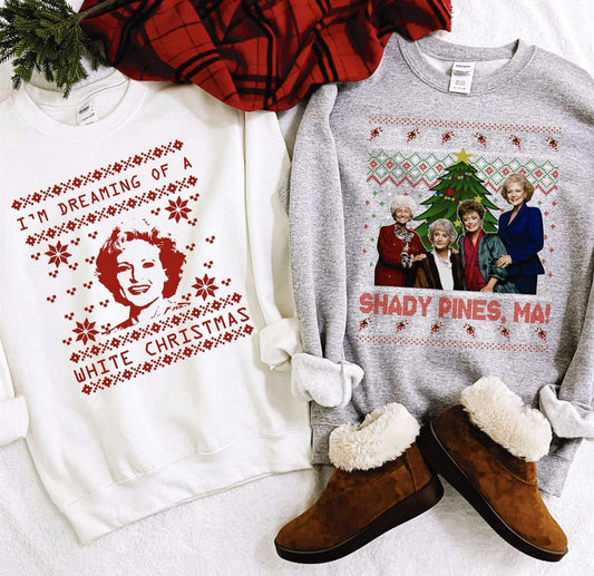 Golden Girls Ugly Christmas Sweater Sweatshirts