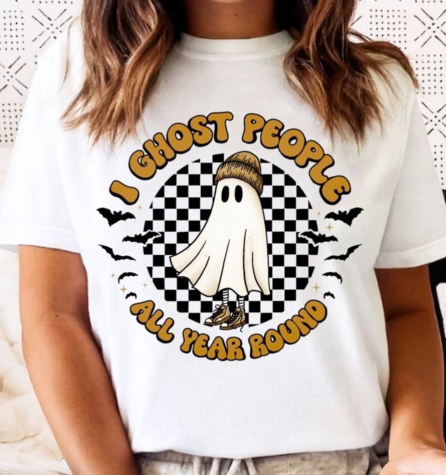 *I Ghost People All Year Round T-Shirt or Crew Sweatshirt