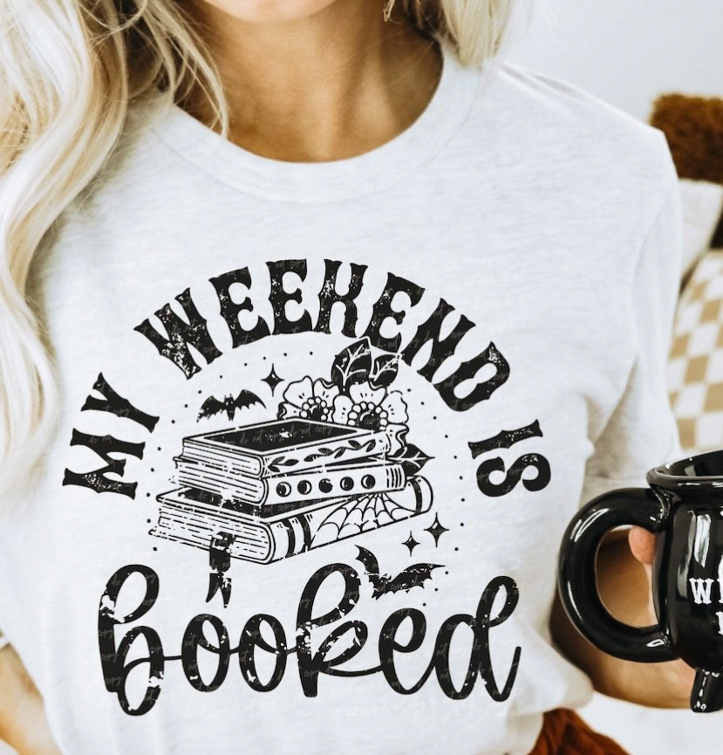 *My Weekend Is All Booked With Bats T-Shirt or Crew Sweatshirt