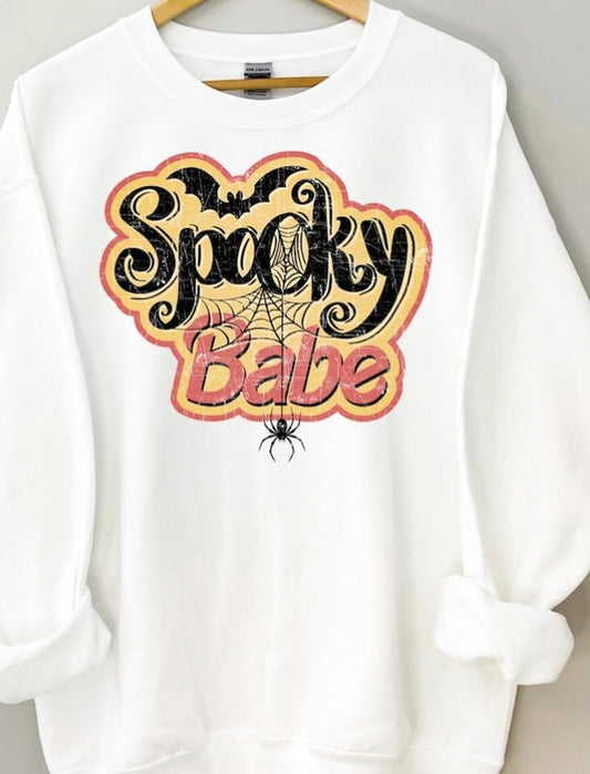 Spooky Babe Crew Sweatshirt