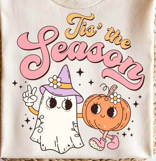 Tis' The Season Ghost & Pumpkin Tee