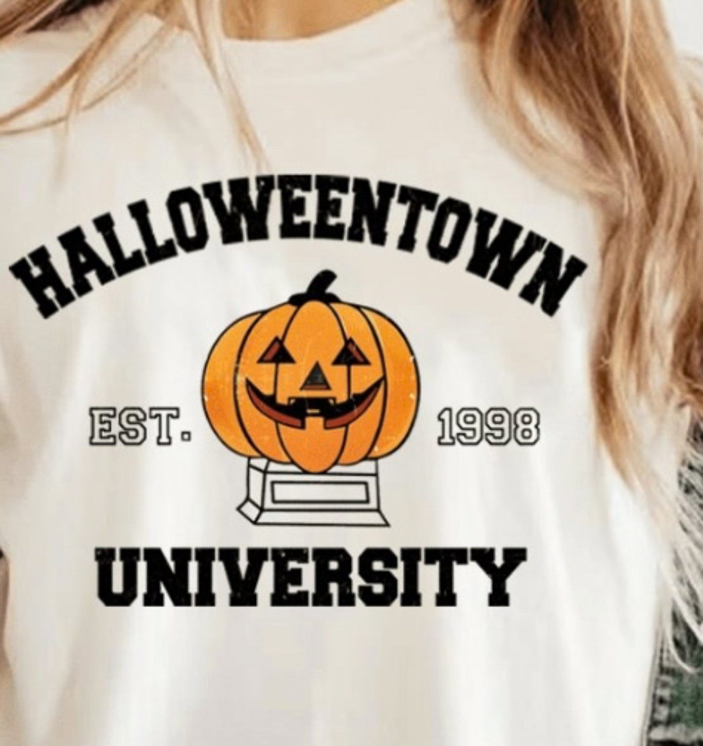 Halloweentown University Est. 1998 Front/Back Tee
