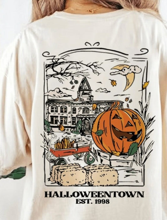 Halloweentown University Est. 1998 Front/Back Tee
