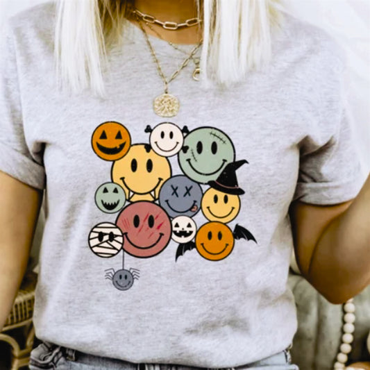 Halloween Smileys Tee