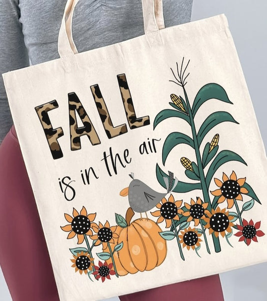 Fall Is In The Air Tote Bag