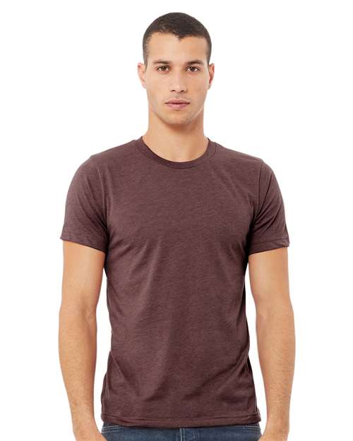 Heather Maroon Bella + Canvas Unisex Tee