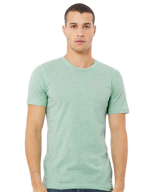 Heather Prism Mint Bella + Canvas Unisex Tee