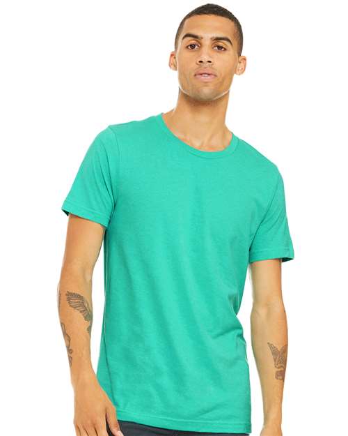 Heather Sea Green Bella + Canvas Unisex Tee