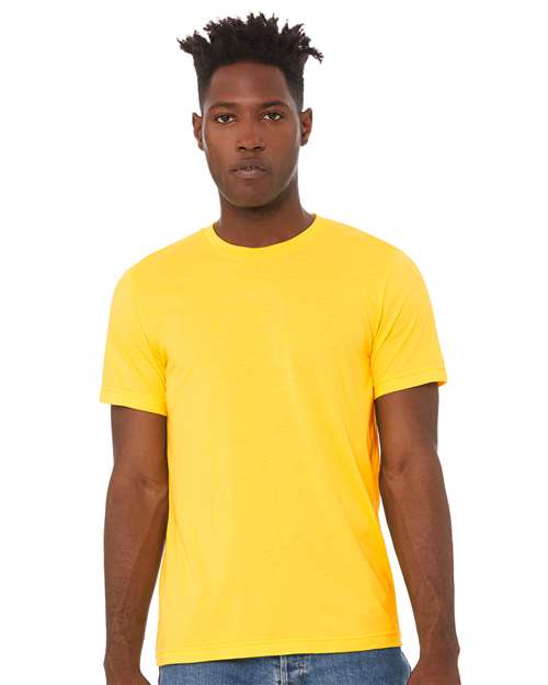 Heather Yellow Bella + Canvas Unisex Tee