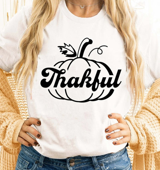 Thankful In Pumpkin Tee