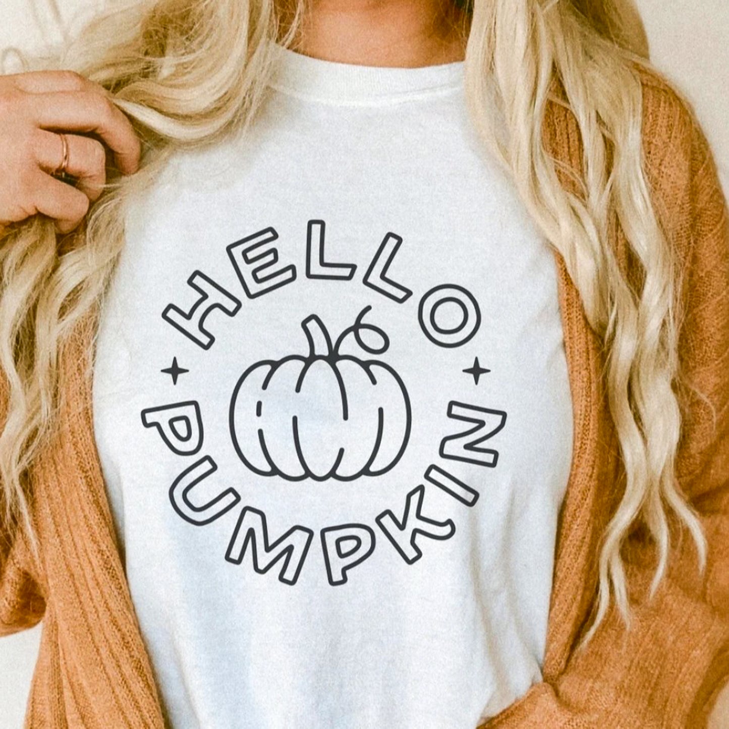 *Hello Pumpkin T-Shirt or Crew Sweatshirt