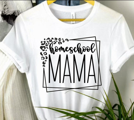 Homeschool Mama T-Shirt or Crew Sweatshirt
