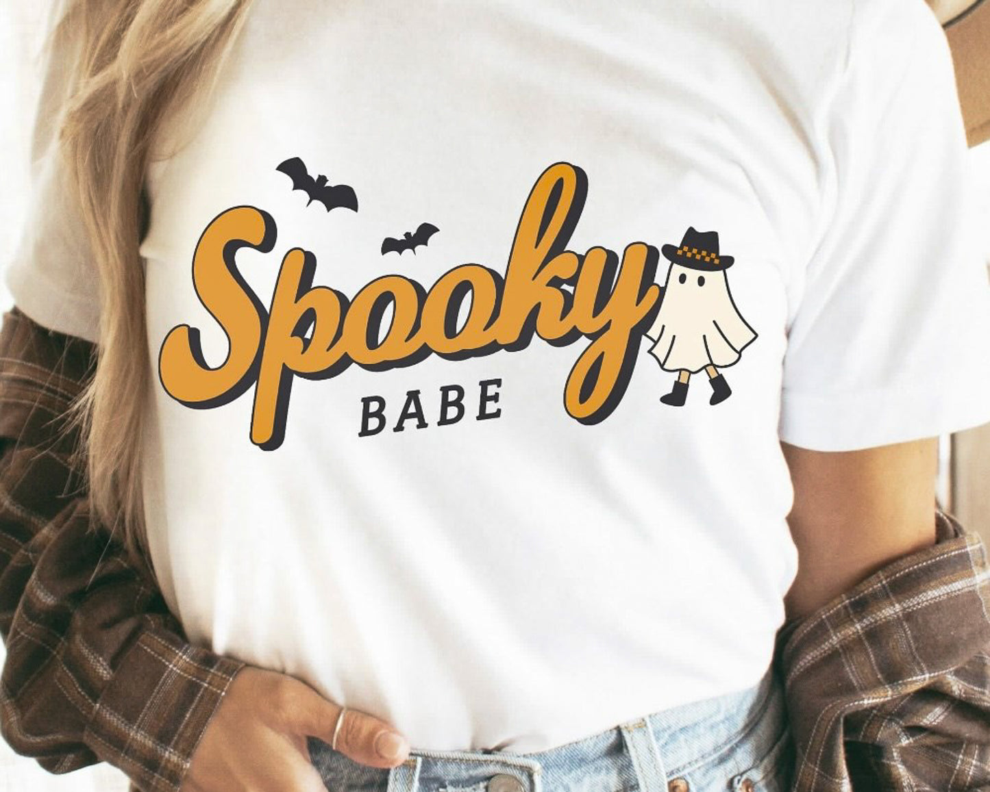 Spooky Babe Cowgirl Ghost Tee