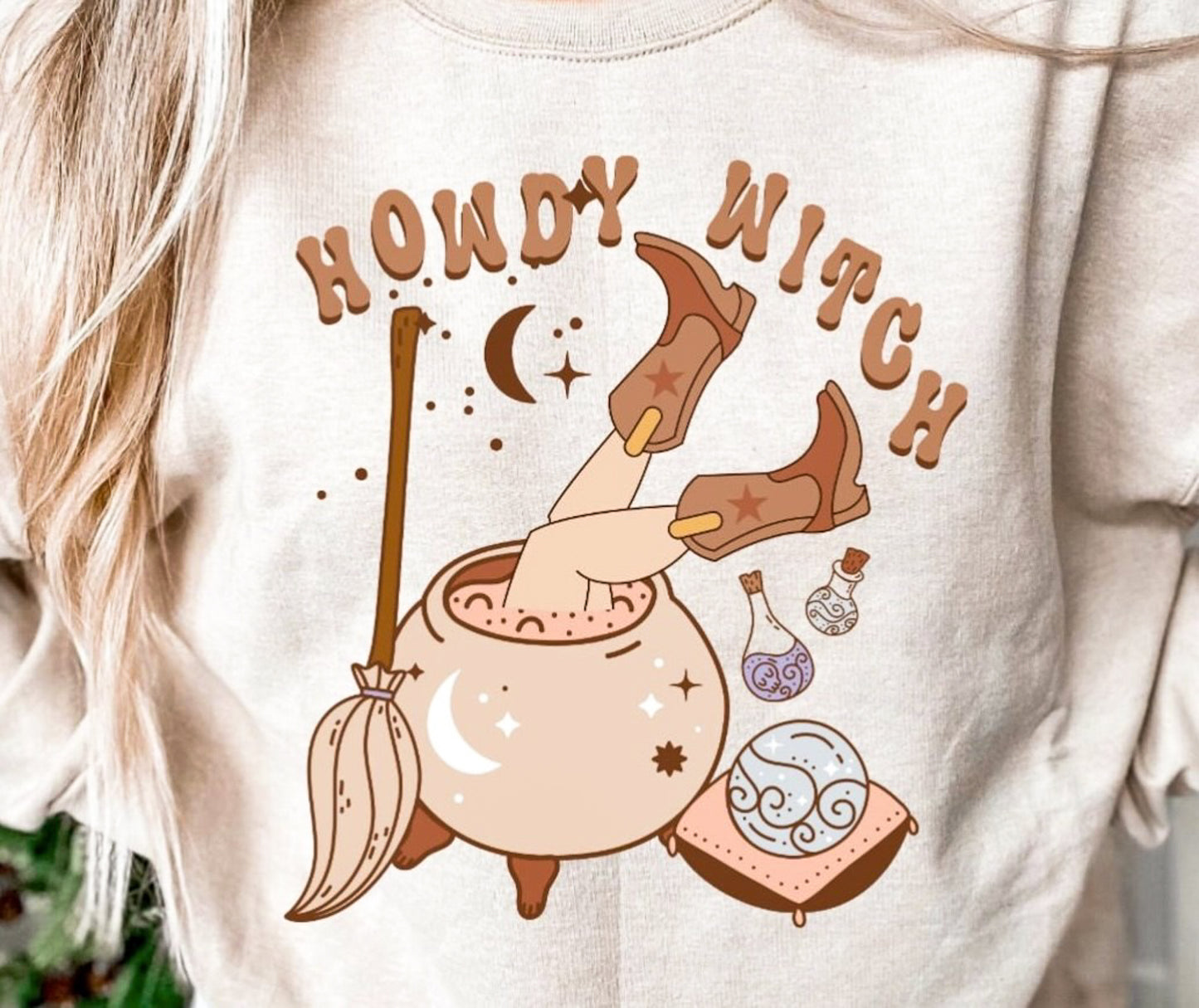 Howdy Witch Crew Sweatshirt