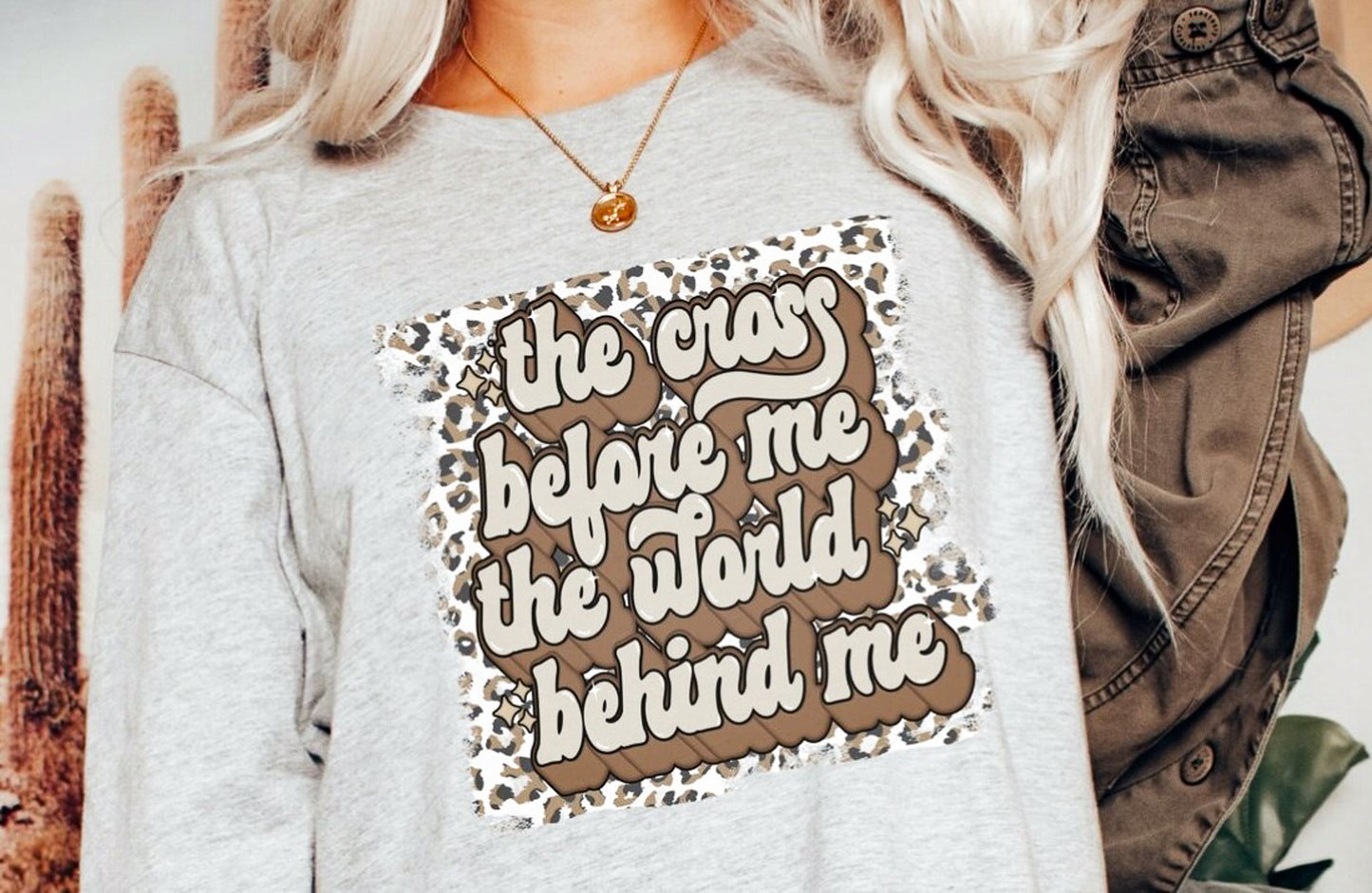 The Cross Before Me The World Behind Me Tee