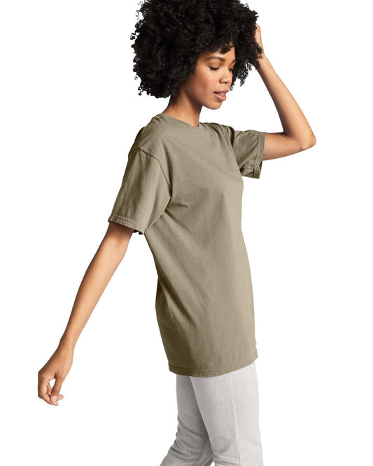 Khaki Comfort Colors Heavyweight Unisex Tee