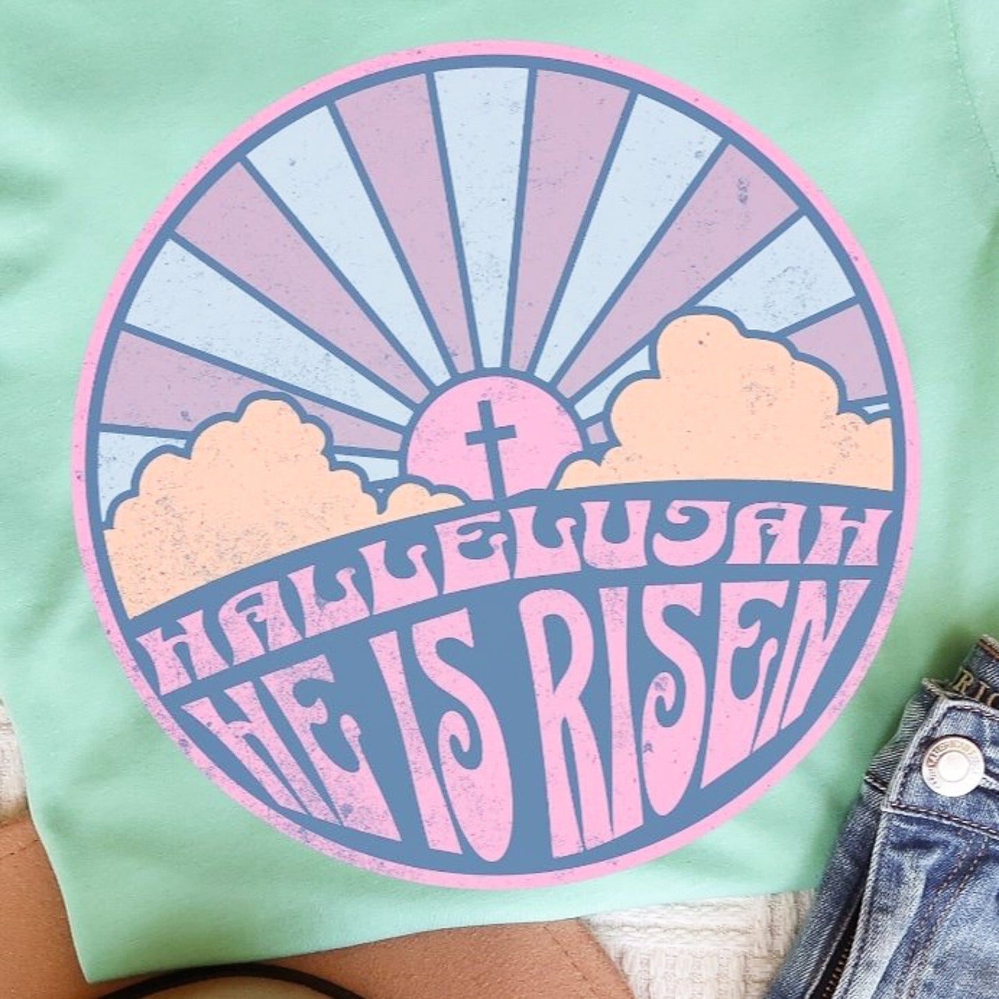 Hallelujah He Is Risen Tee