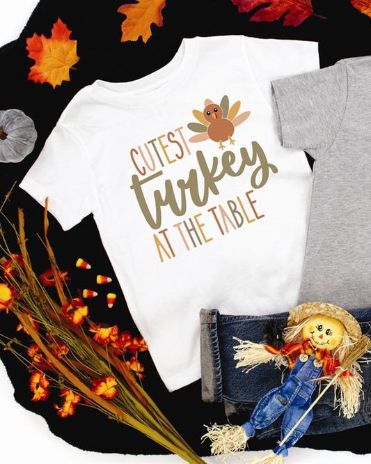 Cutest Turkey At The Table Tee