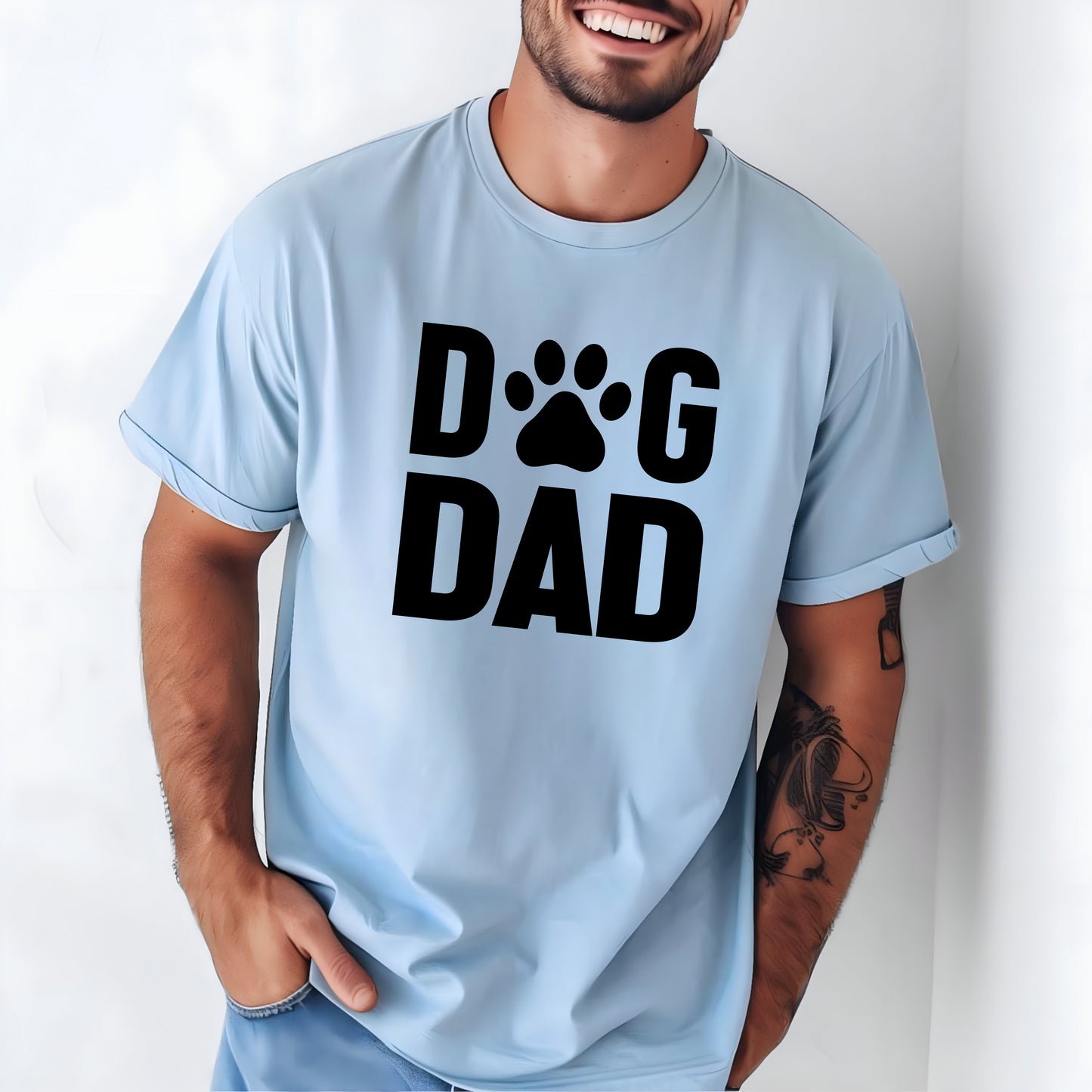 Dog Dad T-Shirt or Crew Sweatshirt