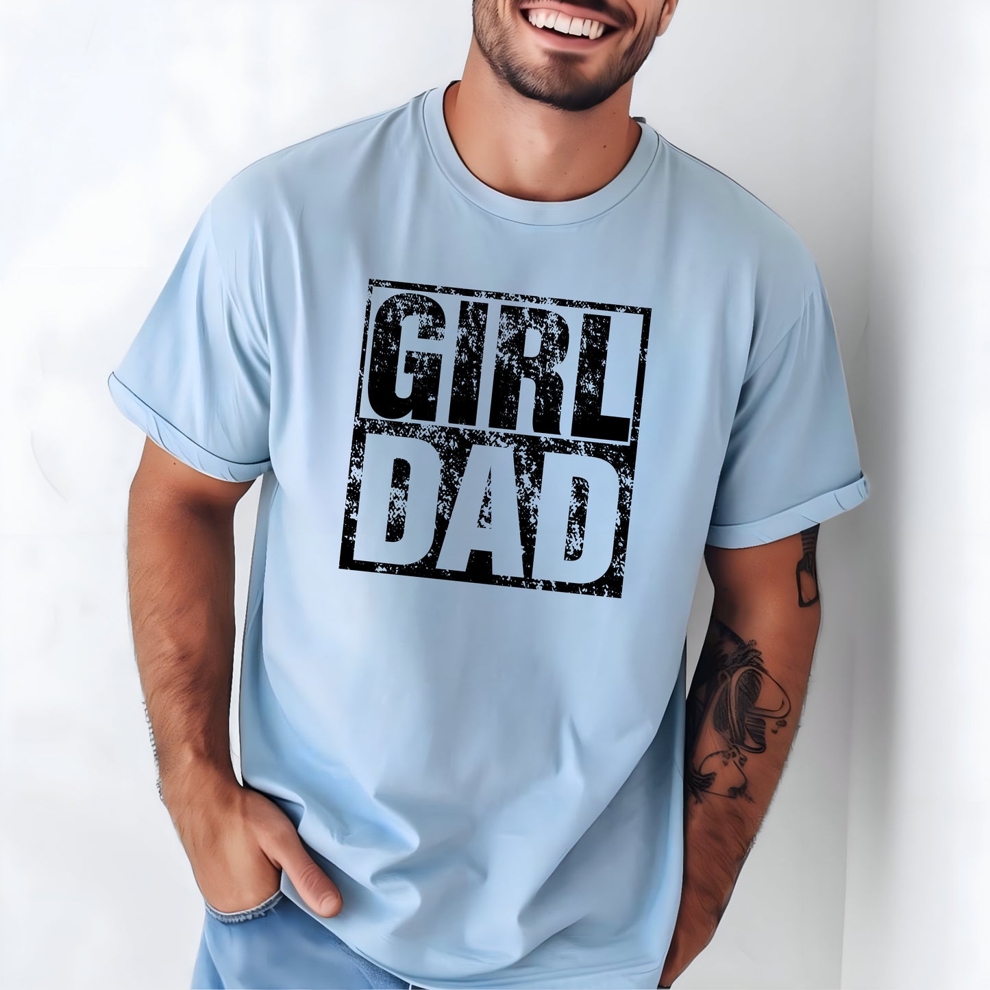 Girl Dad T-Shirt or Crew Sweatshirt