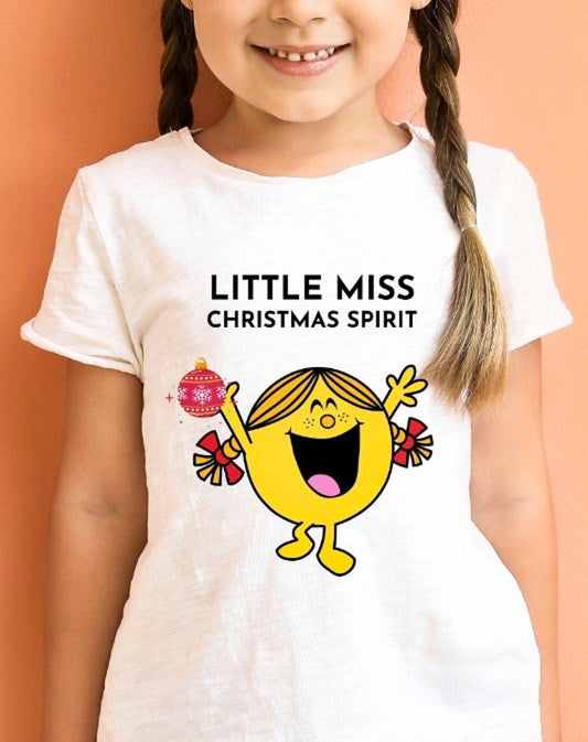 Little Miss Christmas Spirit Tee
