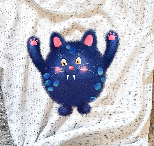 Vampire Cat Tee/Bodysuit