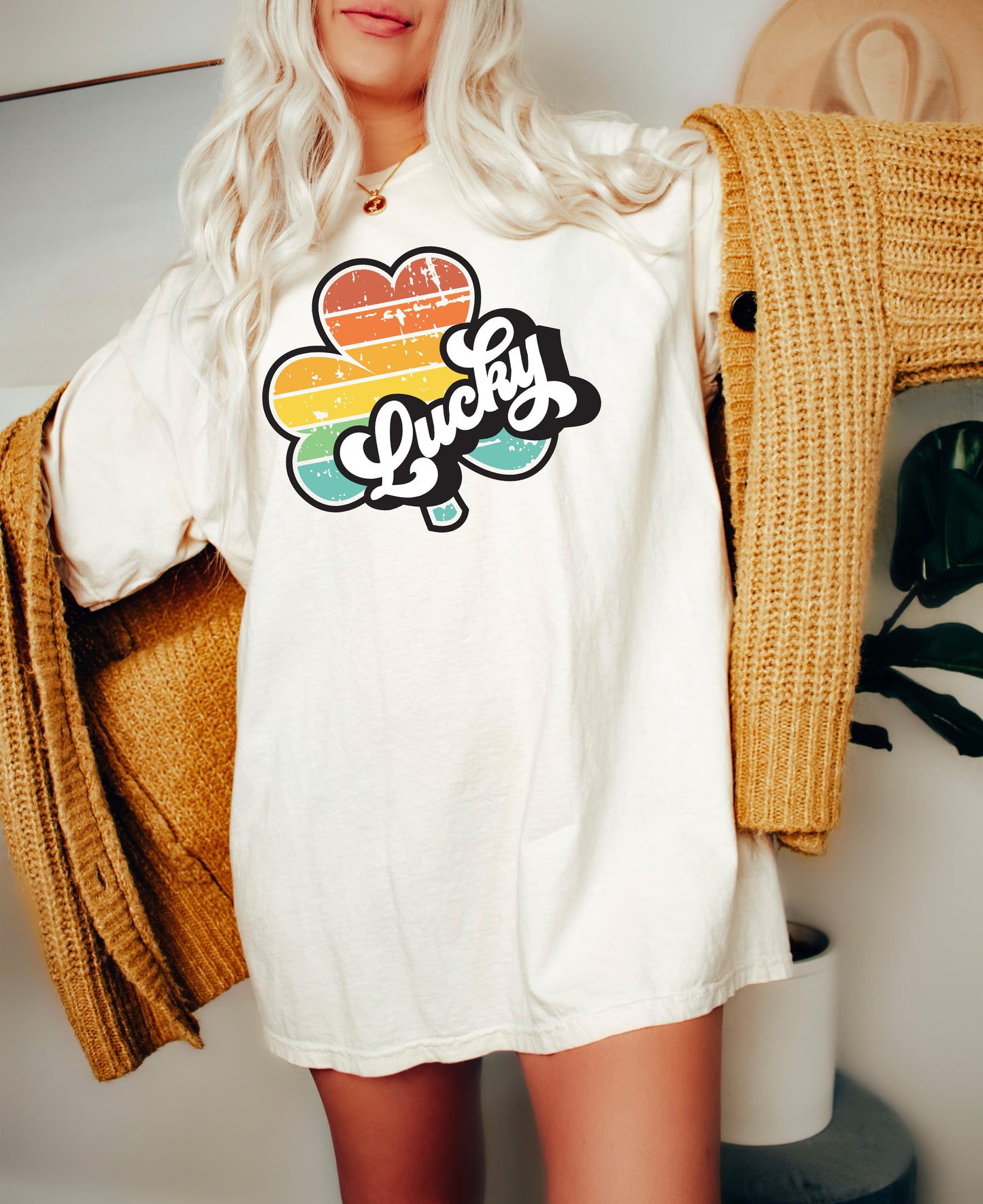 Lucky Retro Clover Tee