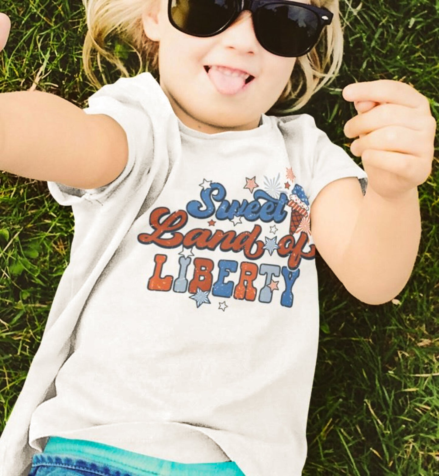 Sweet Land Of Liberty Tee/Bodysuit