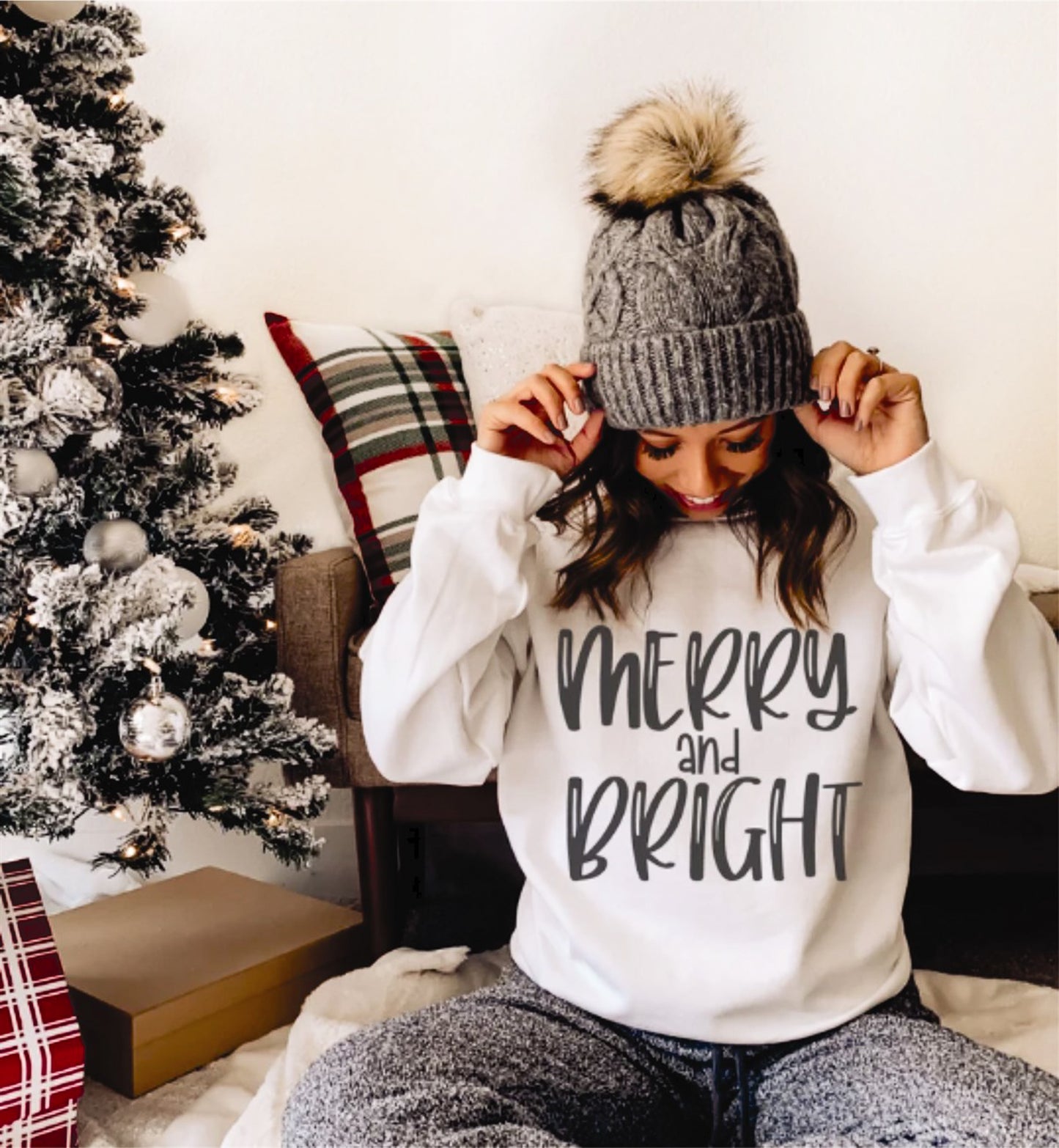 Merry & Bright Crew Sweatshirt