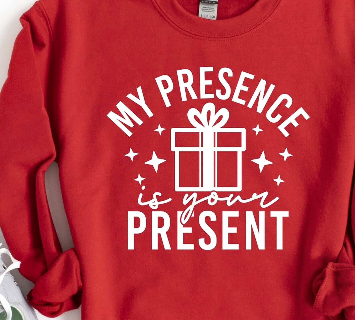 My Presence Is Your Present Crew Sweatshirt