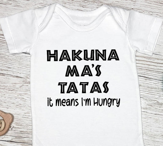 Hakuna Ma Ta Ta's It Means I'm Hungry Bodysuit