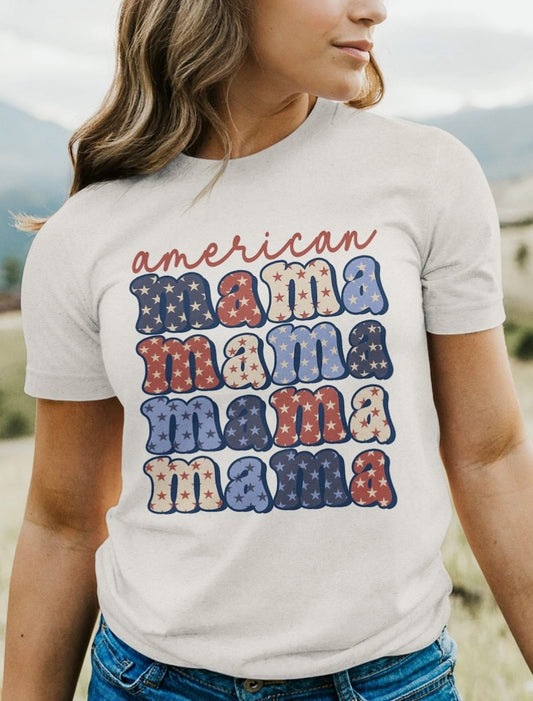 American Mama (Stacked) Tee