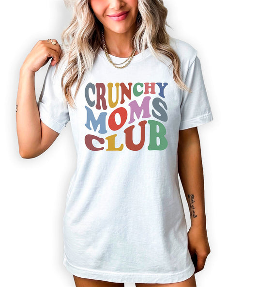 Crunchy Moms Club T-Shirt or Crew Sweatshirt