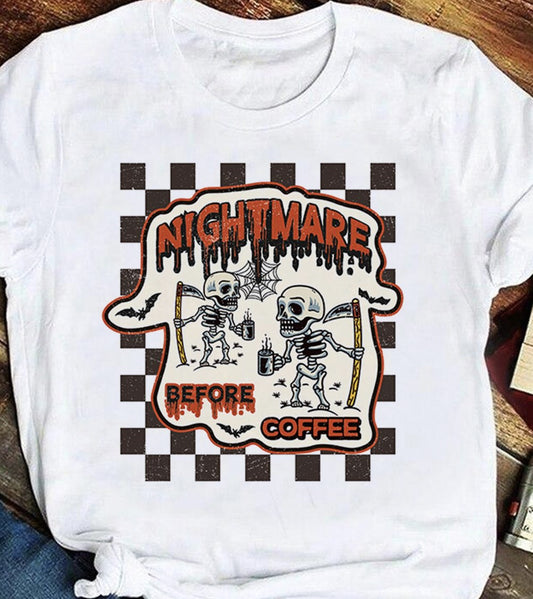 Nightmare Before Coffee Tee