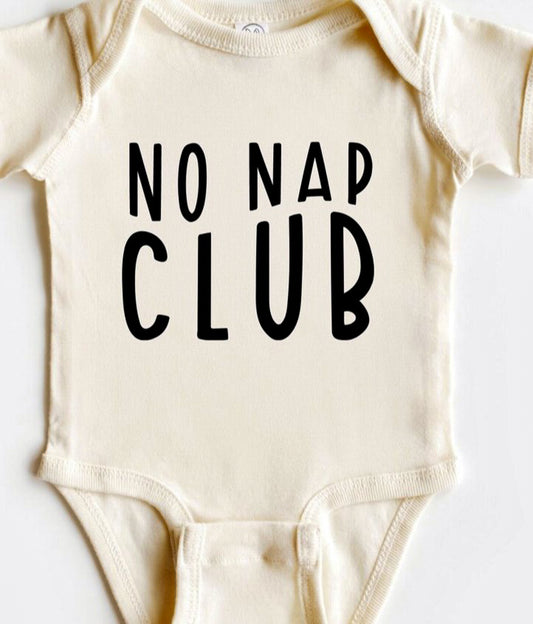 No Nap Club Bodysuit