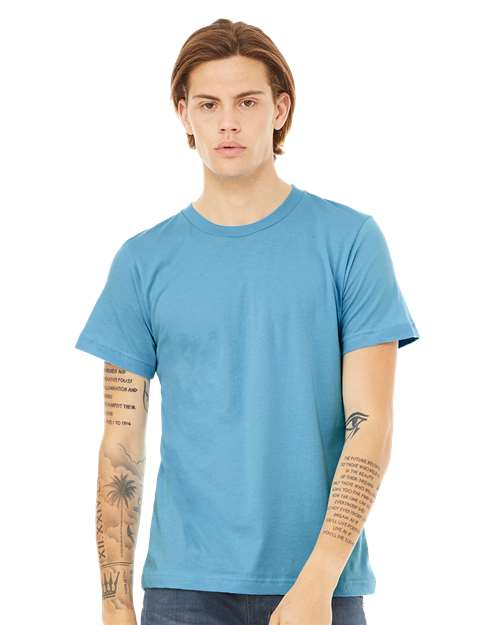 Ocean Blue Bella + Canvas Unisex Tee