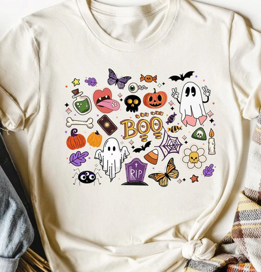 Halloween Things Collage Tee