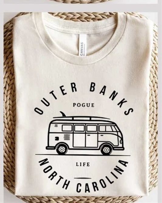 Outer Banks North Carolina Pogue Life Tee