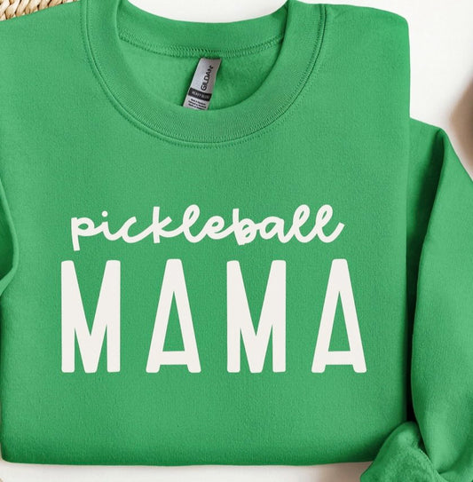 Pickleball Mama T-Shirt or Crew Sweatshirt