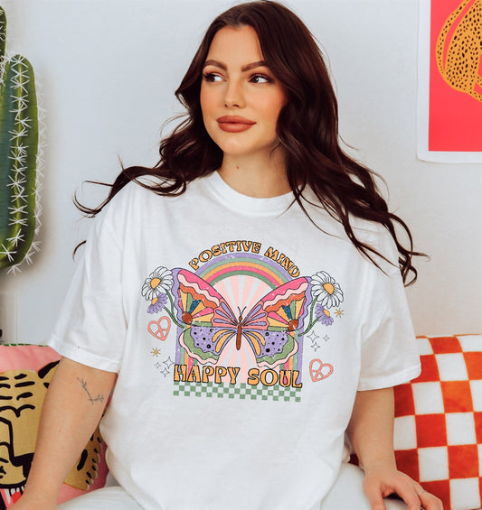 Positive Mind Happy Soul Tee