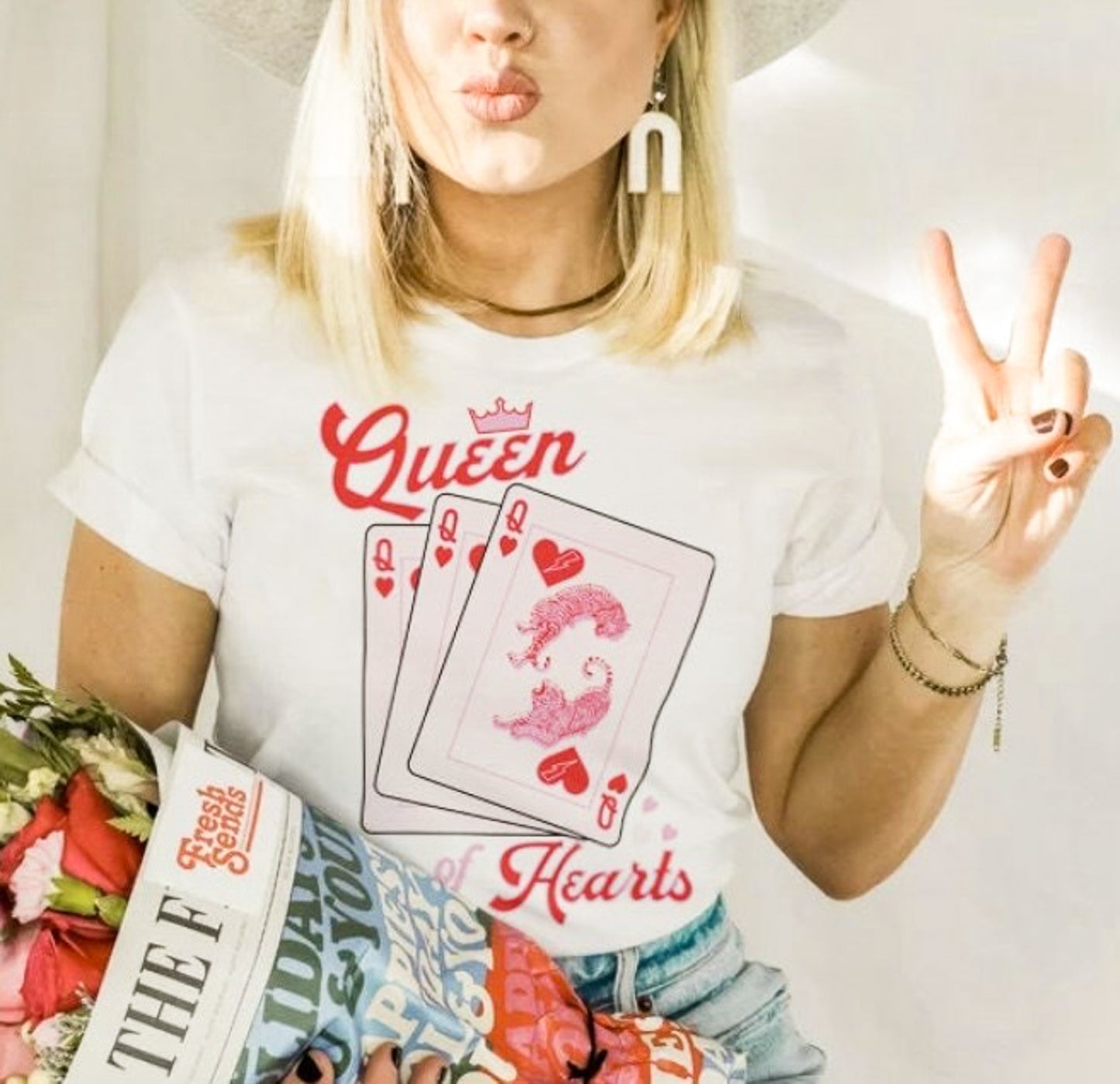 Queen Of Hearts Tee