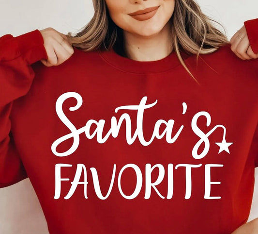 Santa's Favorite Crew Sweatshirt