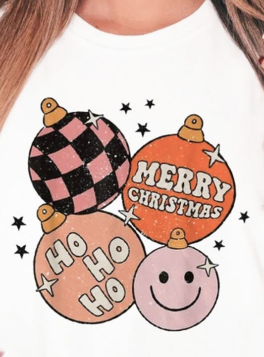 4 Christmas Ornaments Crew Sweatshirt