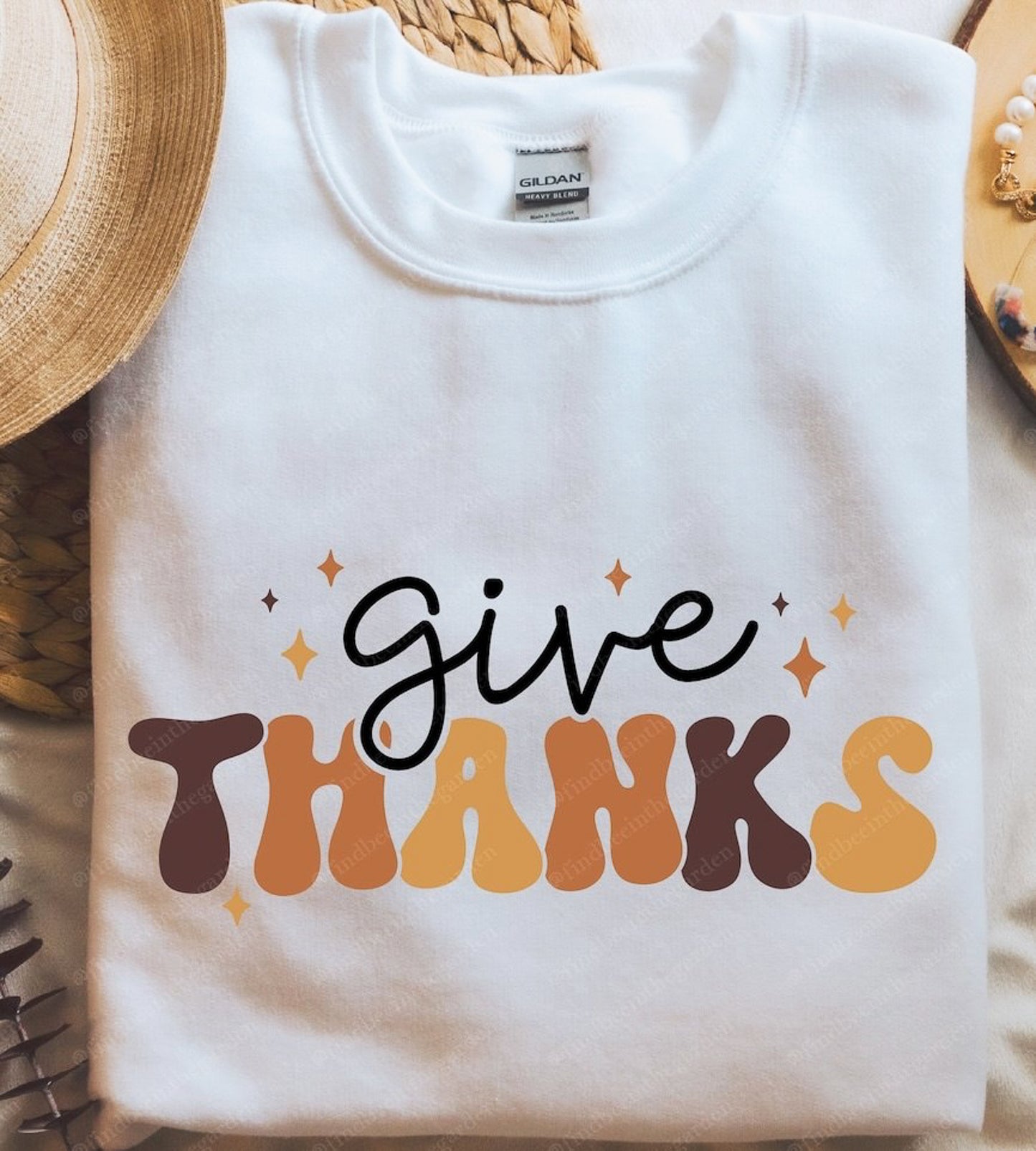 Give Thanks Crew Sweatshirt