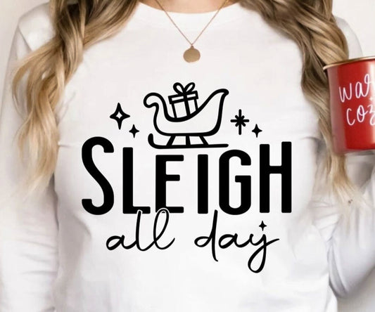 Sleigh All Day Crew Sweatshirt