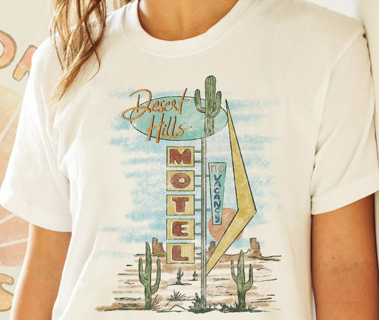 Desert Hills Motel Desert Scape Tee